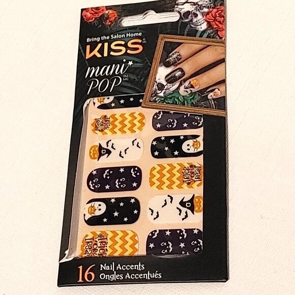 KISS Mani Pop 16 Halloween Nail Accents - Picture 1 of 3